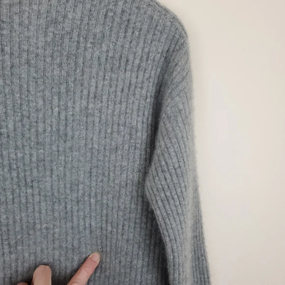 Eileen Fisher Cashmere Split Turtleneck Sweater - Picture 6 of 14